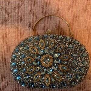 bedazzled evening clutch